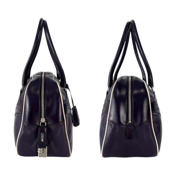 Prada Vitello Drive Leather Bowling Bag - Picture 4 of 8